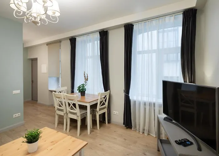 公寓 Old Smilsu Street Quiet One Bedroom 里加